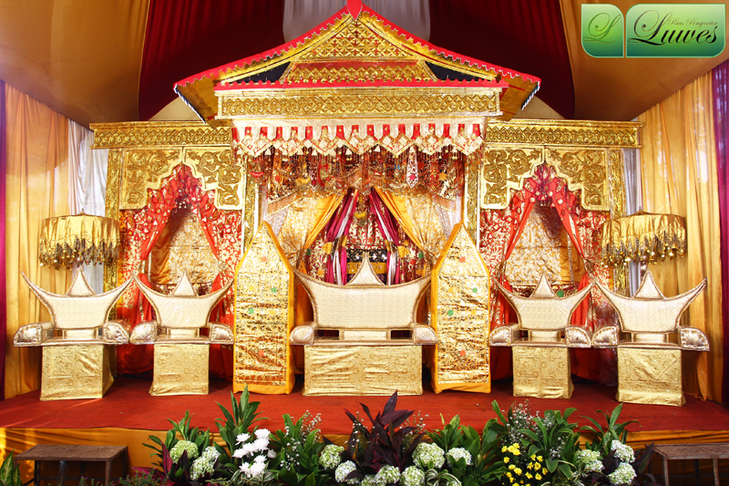 pelaminan padang dan minang pelaminan adat padang